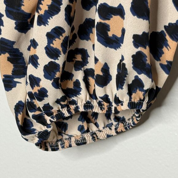 Victoria's Secret Womens Harem Pants XS‎ Tan Cheetah Print Sheer Lounge Jogger - Picture 11 of 11